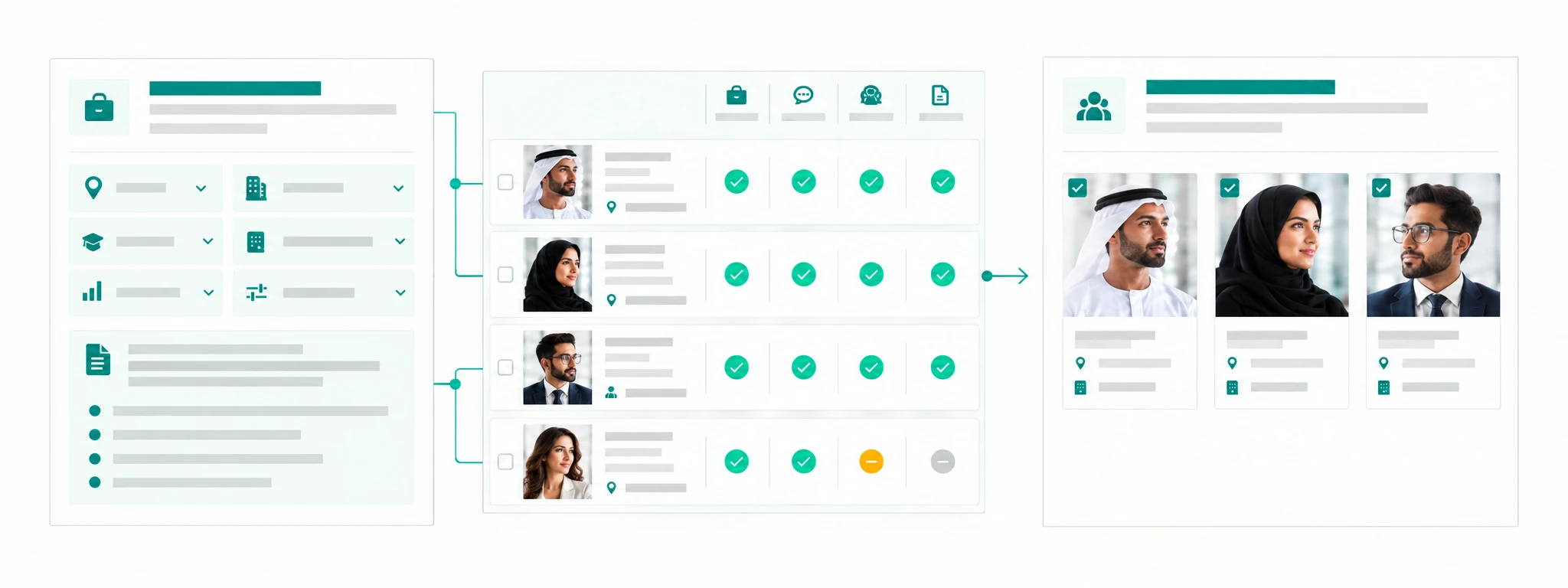 Screen workflow illustration